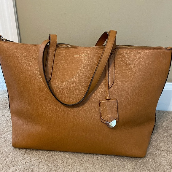 Jimmy Choo Bria tan grainy leather tote - Picture 2 of 12